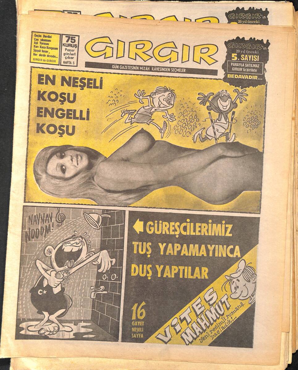 Gırgır Mizah Dergisi 4 Eylül 1972 Sayı : 5 NDR96833 - 1