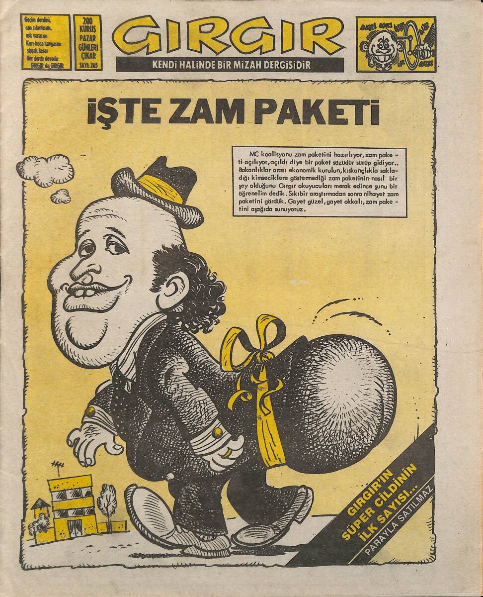 Gırgır Mizah Dergisi 4 Eylül 1977 Sayı: 265 NDR99534 - 1