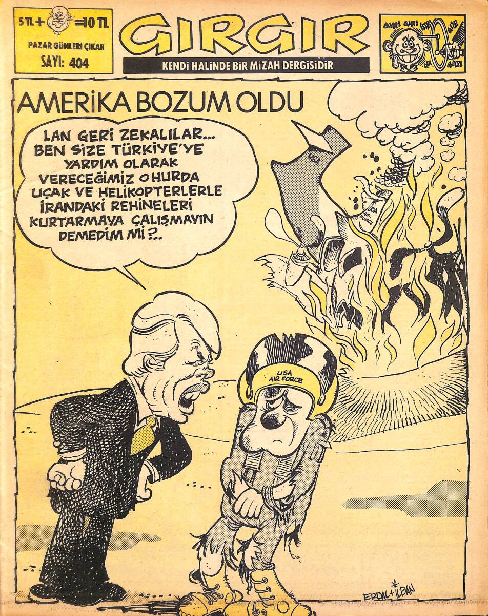 Gırgır Mizah Dergisi 4 Mayıs 1980 Sayı : 404 NDR97670 - 1