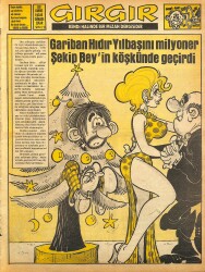Gırgır Mizah Dergisi 4 Ocak 1976 Sayı : 178 NDR97224 - Gökçekoleksiyon