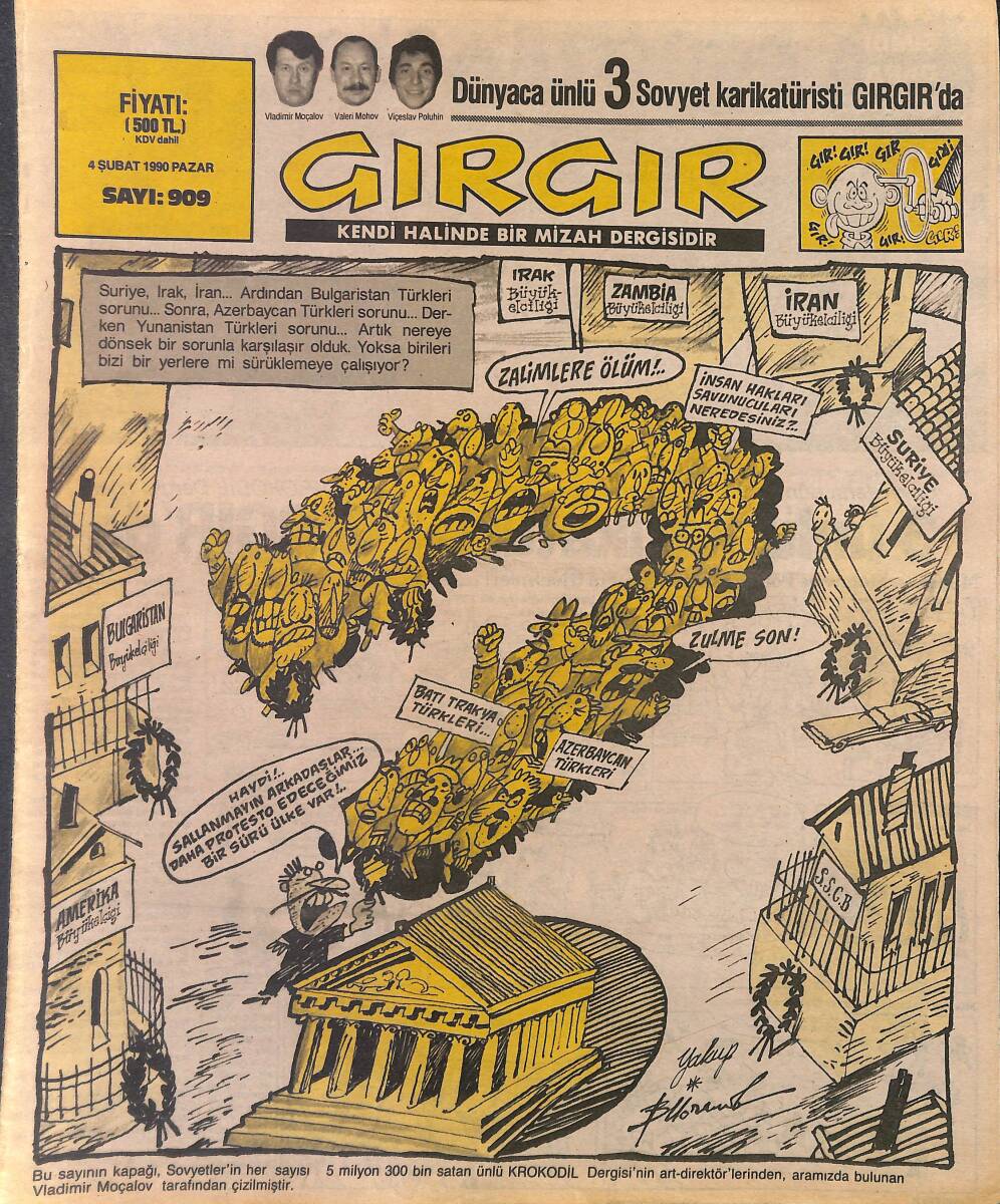 Gırgır Mizah Dergisi 4 Şubat 1990 Sayı: 909 NDR97872 - 1