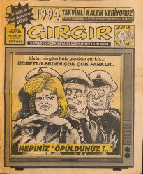 Gırgır Mizah Dergisi 5-12 Ocak 1994 Sayı 1114 NDR94871 - Gökçekoleksiyon