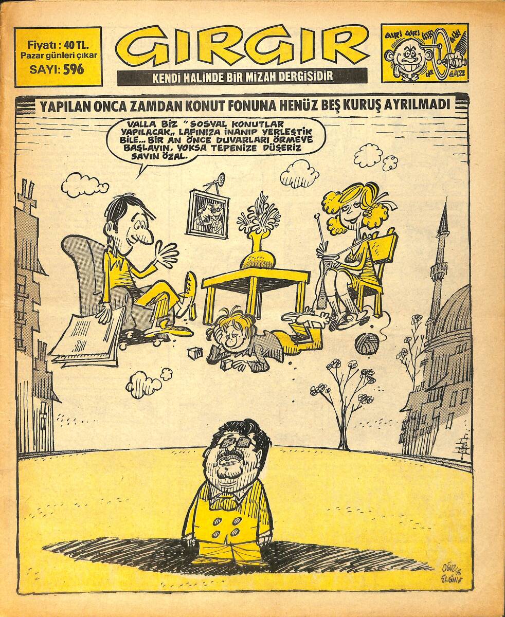 Gırgır Mizah Dergisi 5 Şubat 1984 Sayı : 596 NDR97243 - 1