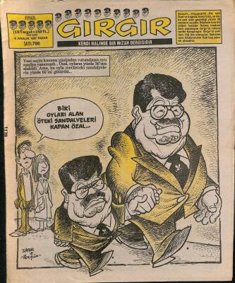 Gırgır Mizah Dergisi 6 Aralık 1987 Sayı 796 NDR80352 - 1