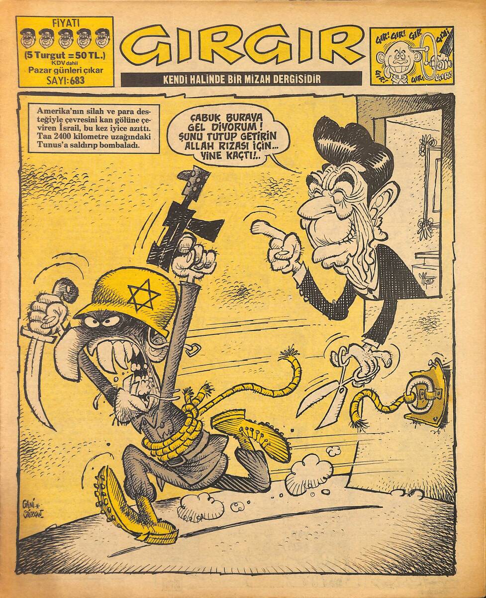 Gırgır Mizah Dergisi 6 Ekim 1985 Sayı: 683 NDR97774 - 1