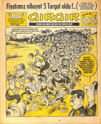 Gırgır Mizah Dergisi 7 Ekim 1984 Sayı : 631 NDR97236 - Gökçekoleksiyon