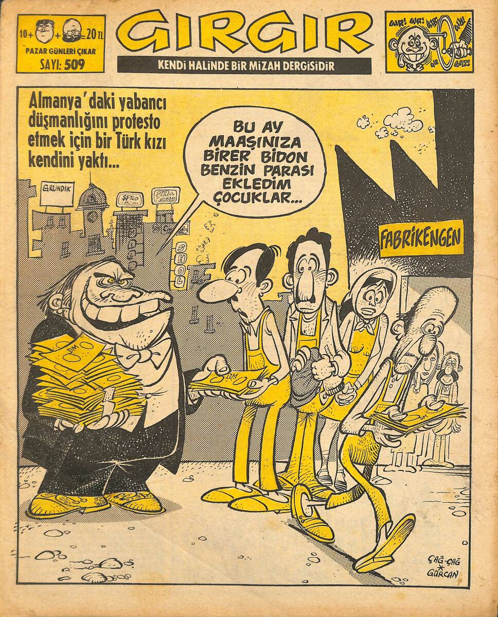Gırgır Mizah Dergisi 6 Haziran 1982 Sayı : 509 NDR97539 - 1