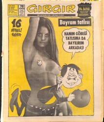 Gırgır Mizah Dergisi 6 Kasım 1972 Sayı : 15 NDR96824 - Gökçekoleksiyon