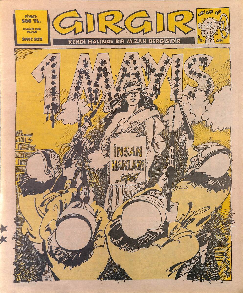 Gırgır Mizah Dergisi 6 Mayıs 1990 Sayı: 922 NDR97859 - 1