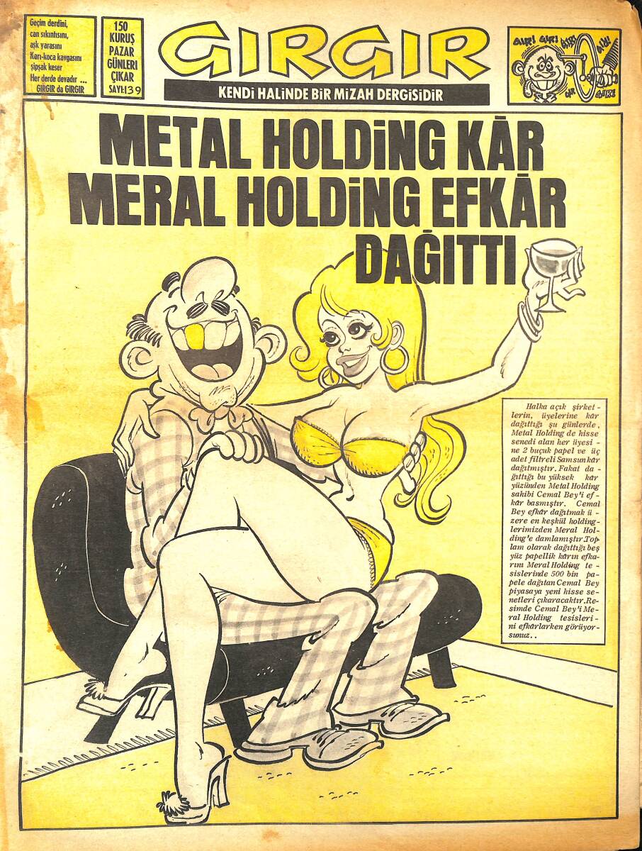 Gırgır Mizah Dergisi 6 Nisan 1975 Sayı : 139 NDR96838 - 1