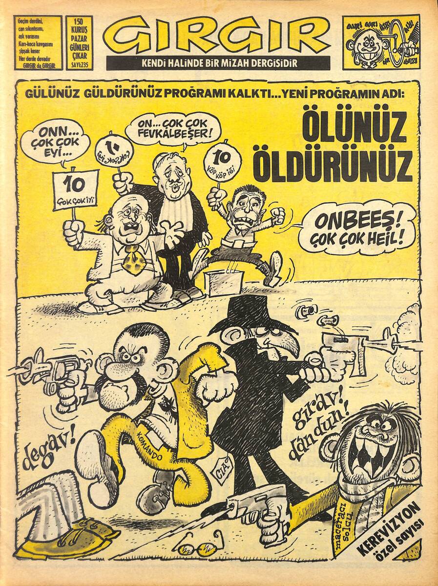 Gırgır Mizah Dergisi 6 Şubat 1977 Sayı: 235 NDR97790 - 1