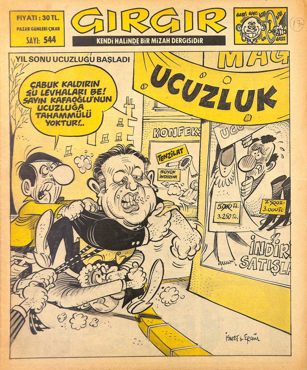 Gırgır Mizah Dergisi 6 Şubat 1983 Sayı: 544 NDR97816 - 1