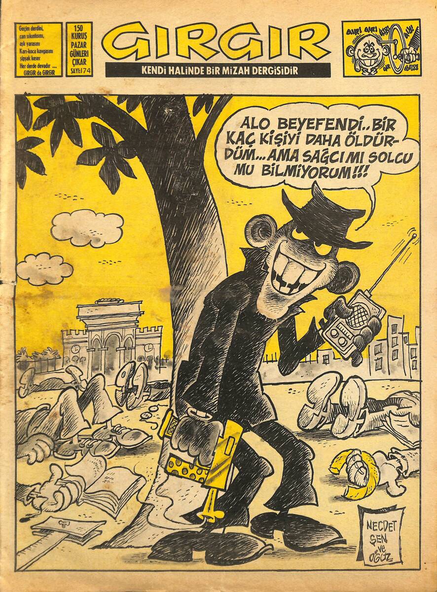Gırgır Mizah Dergisi 7 Aralık 1975 Sayı : 174 NDR97228 - 1