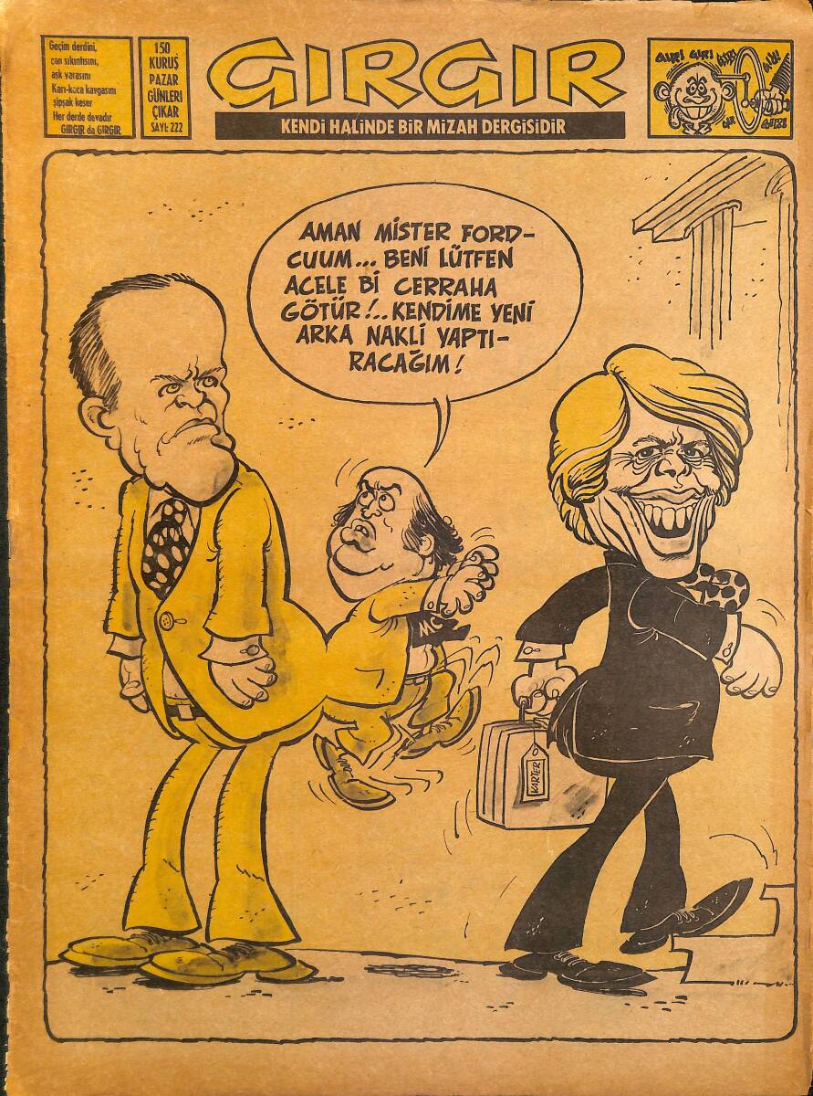 Gırgır Mizah Dergisi 7 Kasım 1976 Sayı: 222 NDR97936 - 1
