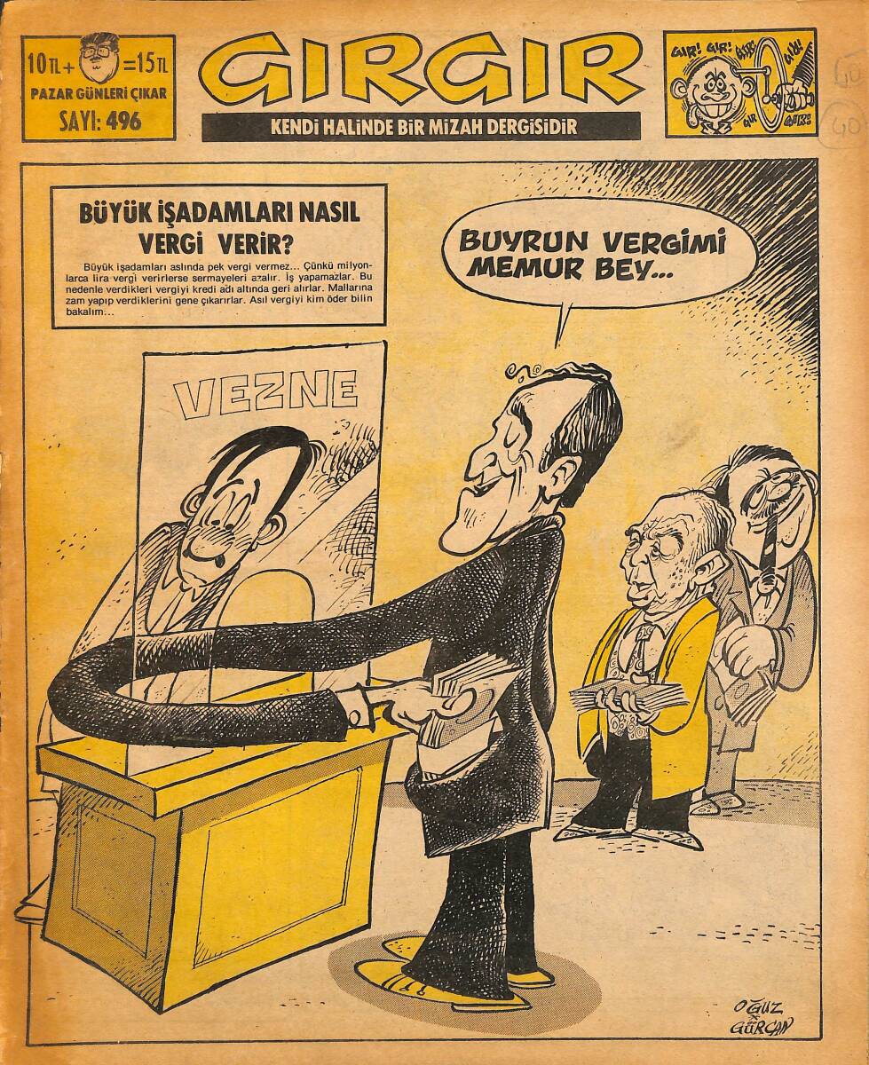 Gırgır Mizah Dergisi 7 Mart 1982 Sayı : 496 NDR97552 - 1