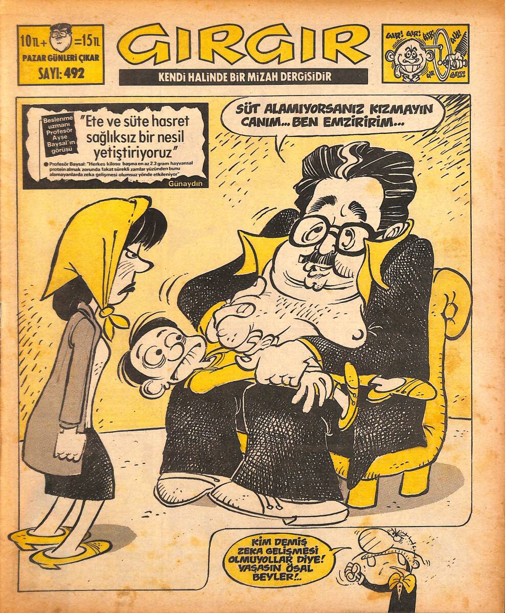 Gırgır Mizah Dergisi 7 Şubat 1982 Sayı : 492 NDR97490 - 1