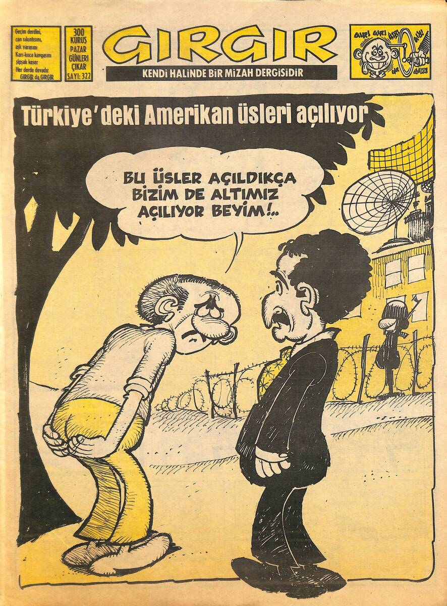 Gırgır Mizah Dergisi 8 Ekim 1978 Sayı : 322 NDR97651 - 1