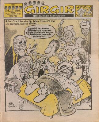 Gırgır Mizah Dergisi 8 Kasım 1987 Sayı 792 NDR80306 - 1