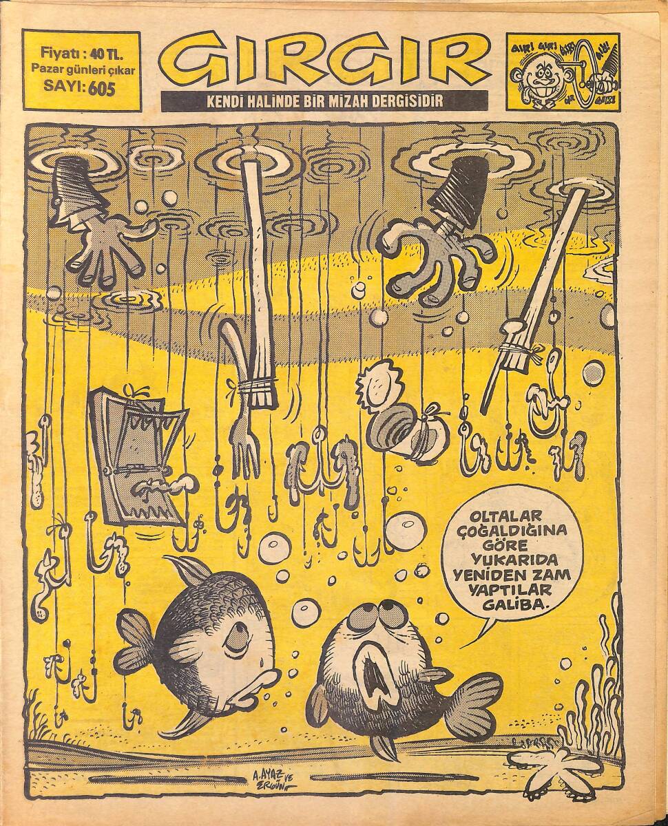 Gırgır Mizah Dergisi 8 Nisan 1984 Sayı : 605 NDR96854 - 1