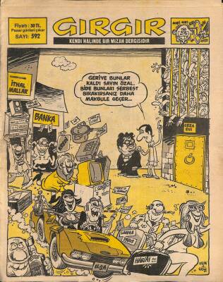 Gırgır Mizah Dergisi 8 Ocak 1984 Sayı 592 NDR80497 - 1