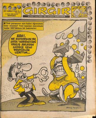 Gırgır Mizah Dergisi 8 Ocak 1989 Sayı853 NDR81357 - 1