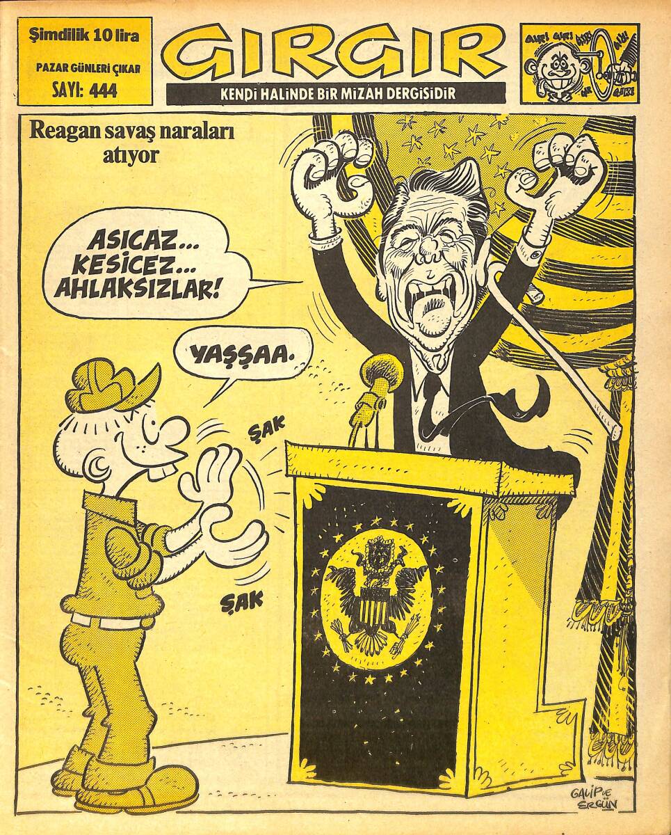 Gırgır Mizah Dergisi 8 Şubat 1981 Sayı : 444 NDR97188 - 1