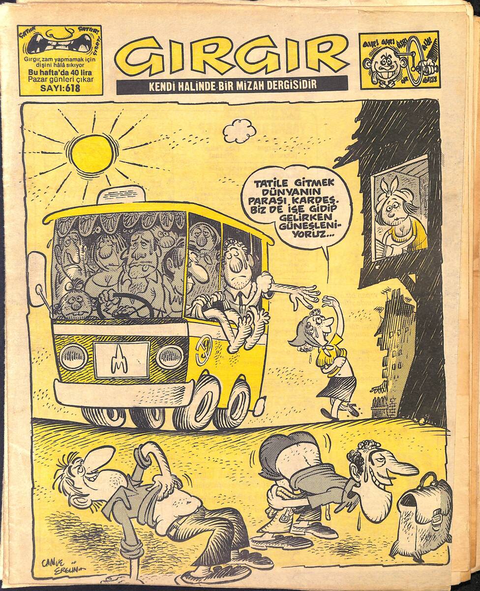 Gırgır Mizah Dergisi 8 Temmuz 1984 Sayı : 618 NDR96973 - 1