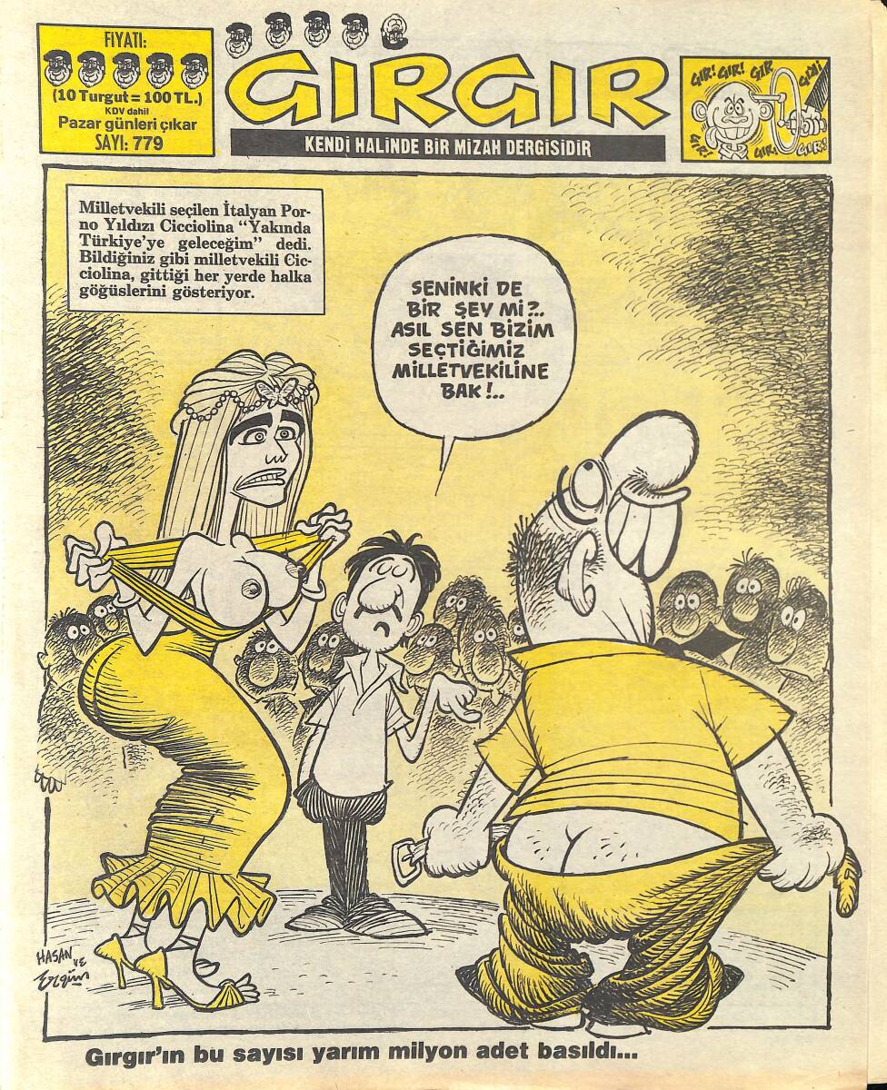 Gırgır Mizah Dergisi 9 Ağustos 1987 Sayı : 779 NDR97027 - 1