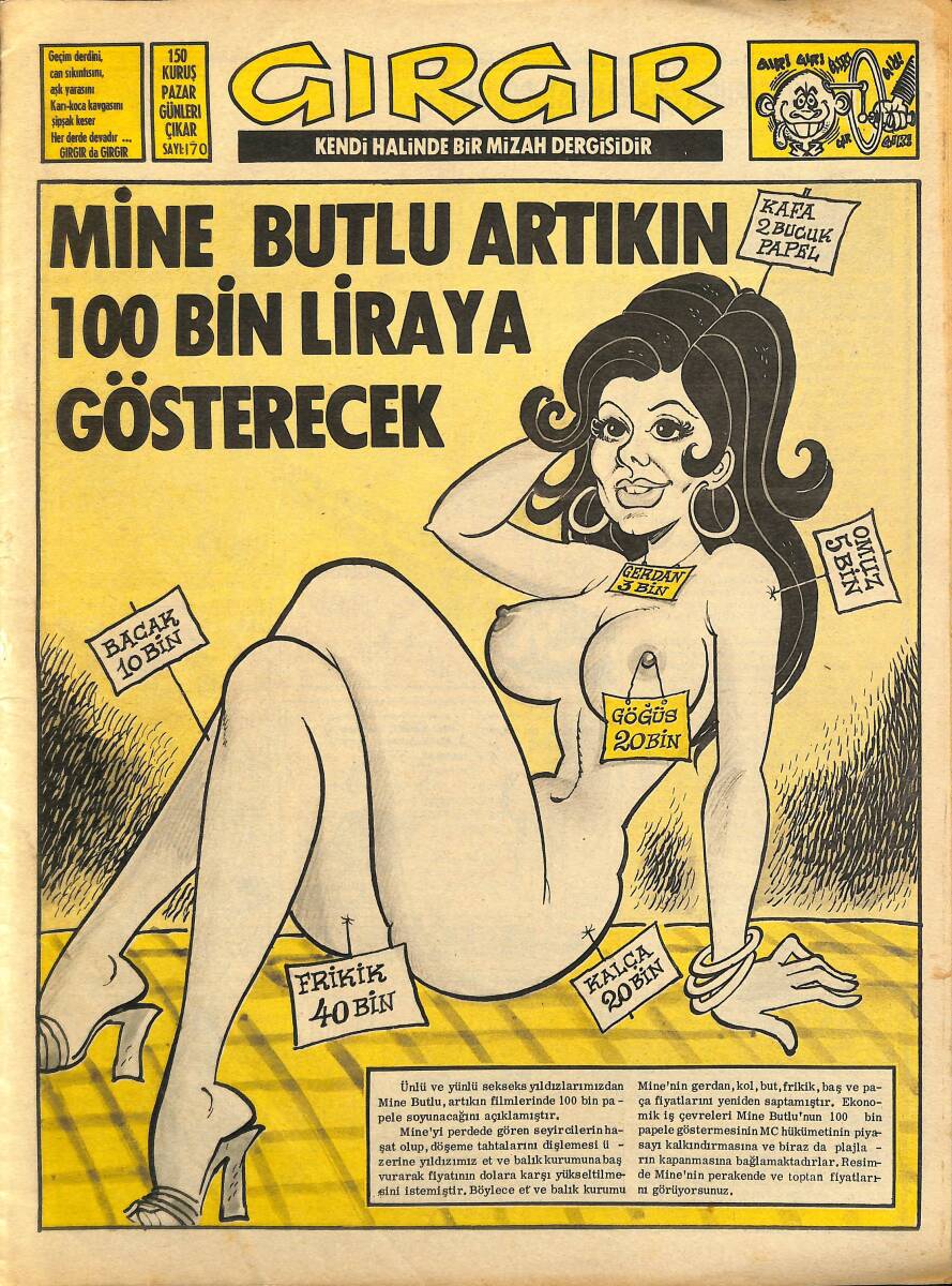 Gırgır Mizah Dergisi 9 Kasım 1975 Sayı : 170 NDR97231 - 1