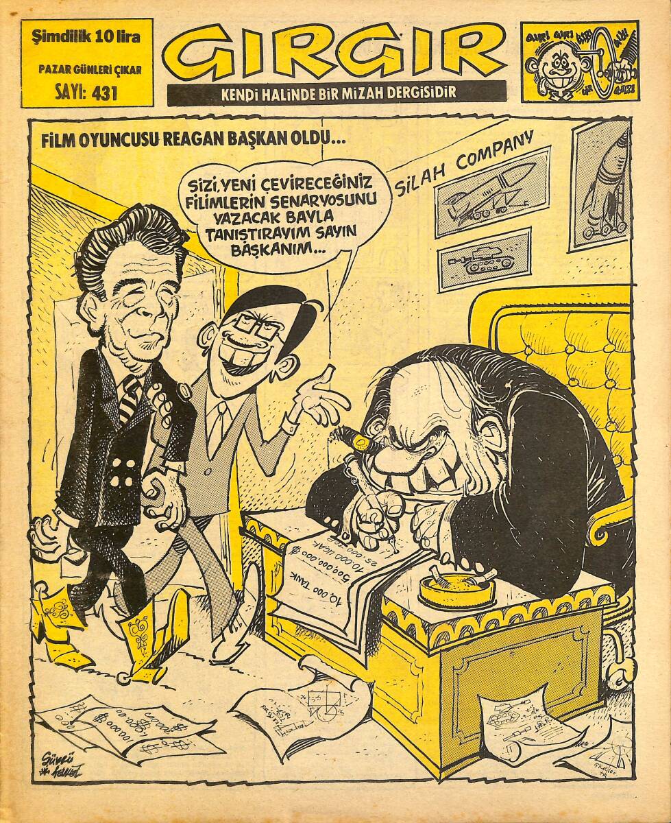 Gırgır Mizah Dergisi 9 Kasım 1980 Sayı : 431 NDR97694 - 1
