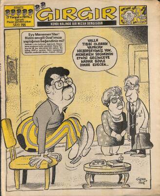 Gırgır Mizah Dergisi 9 Mart 1986 Sayı 705 NDR80733 - 1