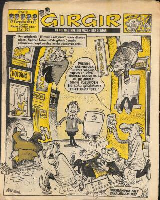 Gırgır Mizah Dergisi 9 Şubat 1986 Sayı 701 NDR80740 - 1