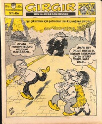 Gırgır Mizah Dergisi Sayı 466 12 Temmuz 1981 NDR20159 - Gökçekoleksiyon