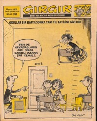 Gırgır Mizah Dergisi Sayı 594 22 Ocak 1984 NDR20206 - Gökçekoleksiyon