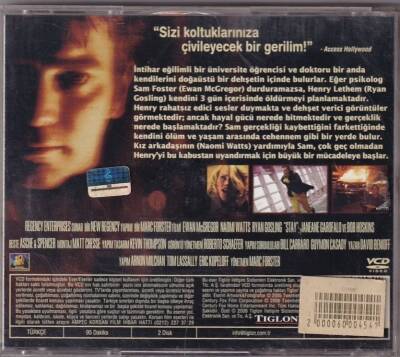 Gitme (Stay) VCD Film (Ewhan Mcgregor) VCD10814 - 2
