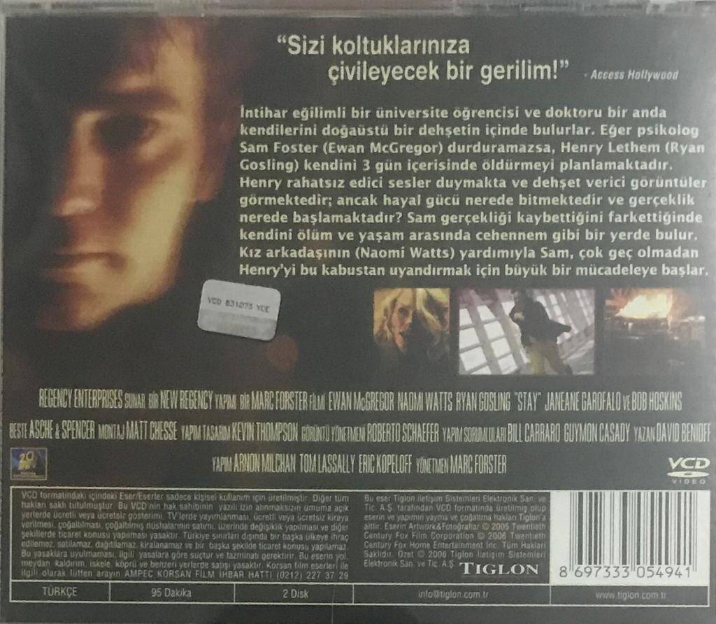 Gitme -Stay VCD Film VCD5588 - 2