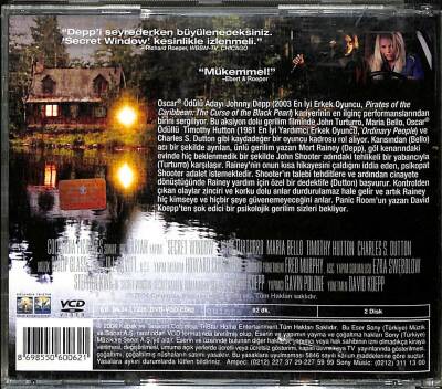 Gizli Pencere (Johnny Depp) VCD Film VCD13601 - 2