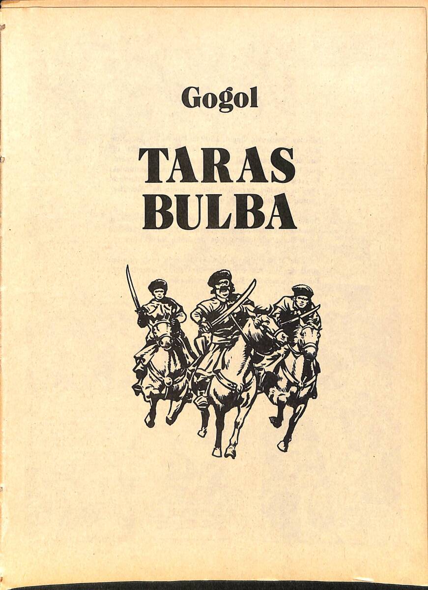 Gogol - Taras Bulba Çizgi Roman NDR98293 - 1