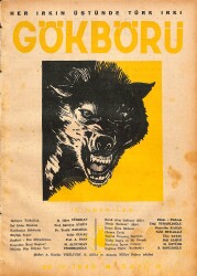 Gök-Börü Aylık Türkçü Dergi Sayı:11 (1943) - R.Oğuz Türkkan, Süreyya Aygün NDR88151 - Gökçekoleksiyon