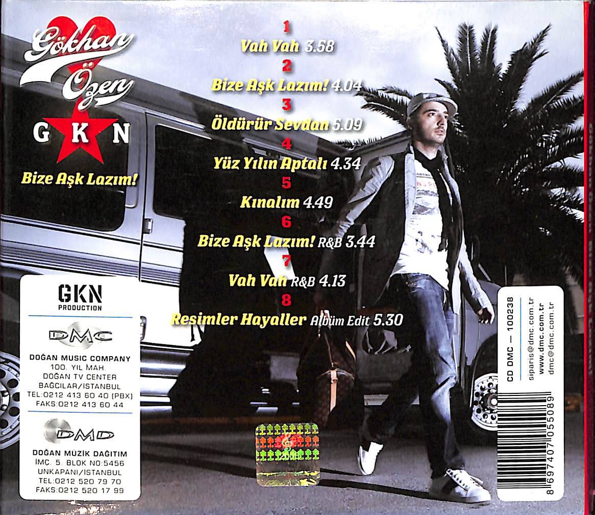 Gökhan Özen - Bize Aşk Lazım CD (İkinci El) CD5650 - 2