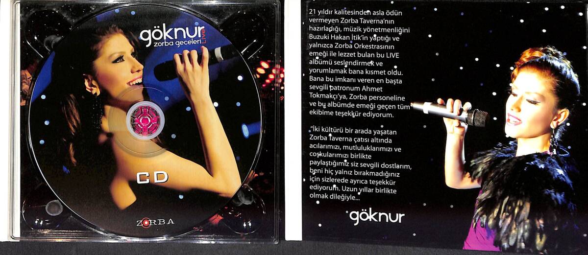 Göknur - Zorba Geceleri CD (İkinci El) CD3965 - 2