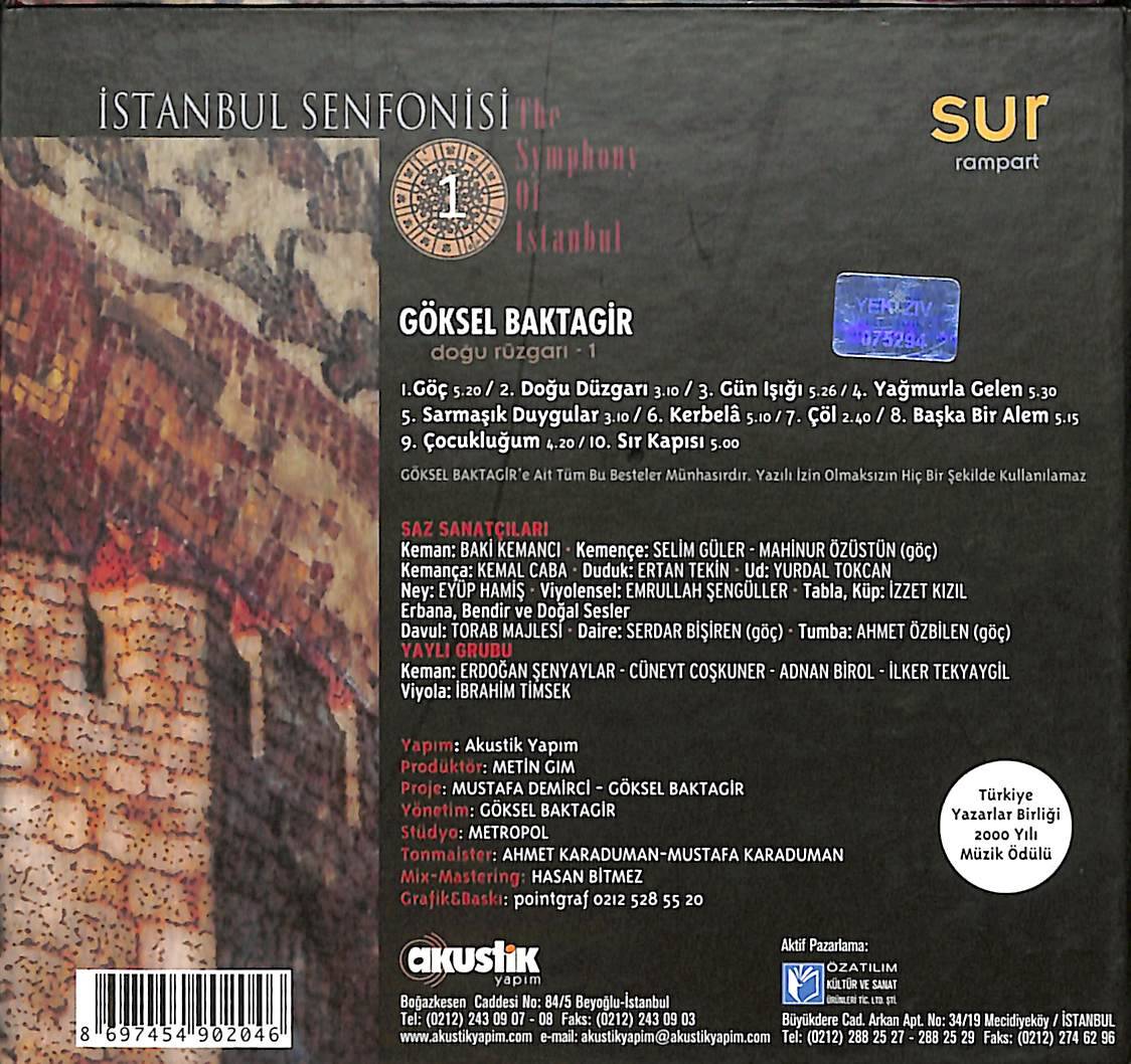 Göksel Baktagir İstanbul Senfonisi Doğu Rüzgarı 1 CD (İkinci El) CD5384 - 2