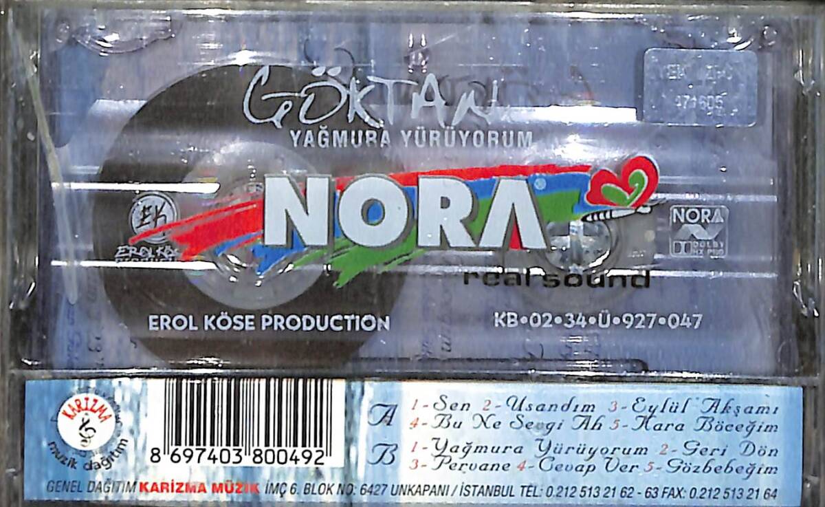 Göktan – Yağmura Yürüyorum Orijinal Kaset (SIFIR) | Erol Köse Production | 2002 KST31201 - 2