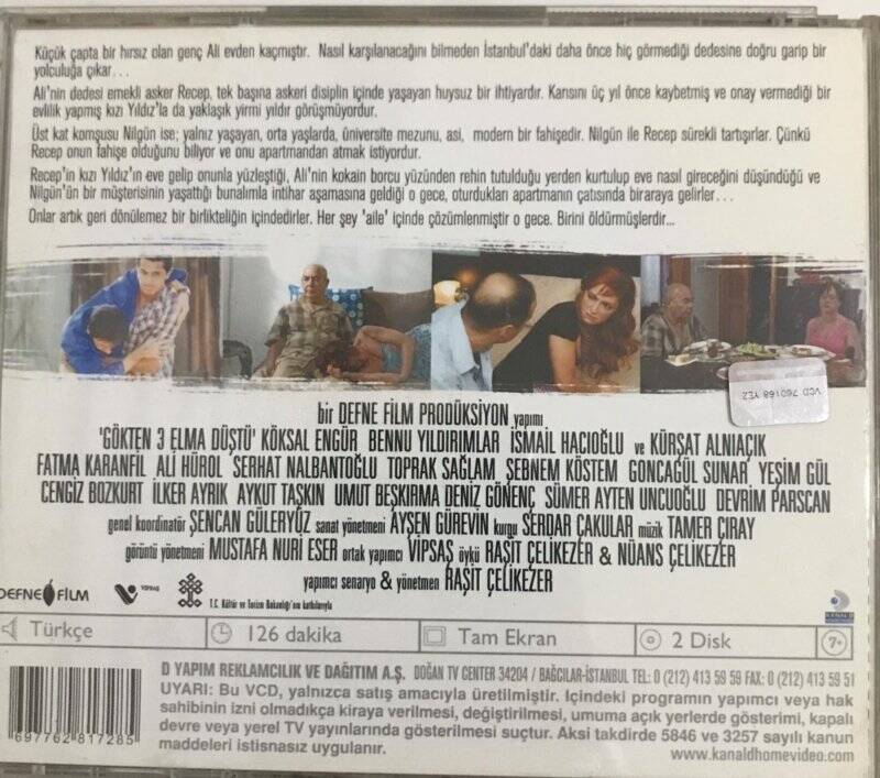 Gökten 3 Elma Düştü VCD Film VCD6848 - 2