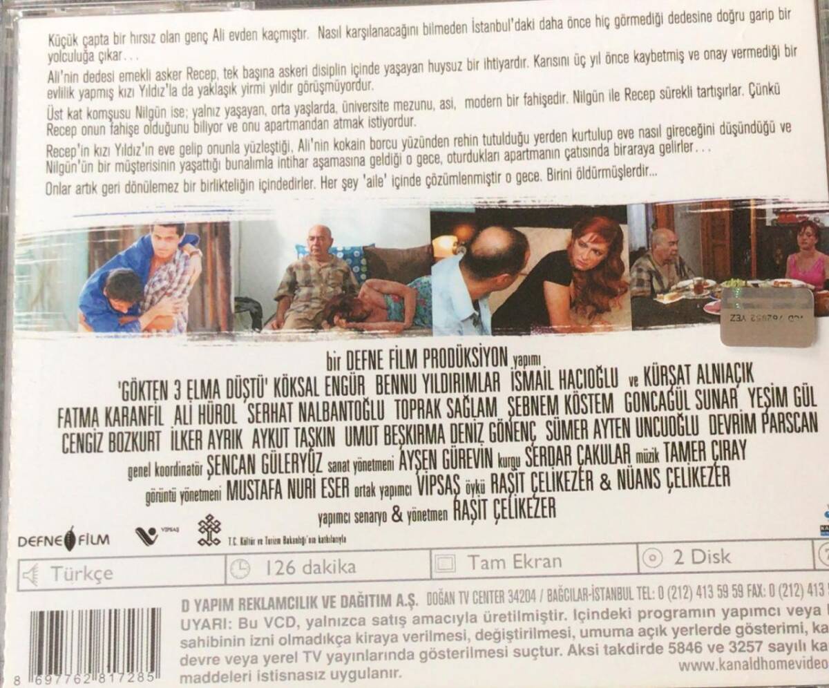 Gökten 3 Elma Düştü VCD Film VCD7822 - 2