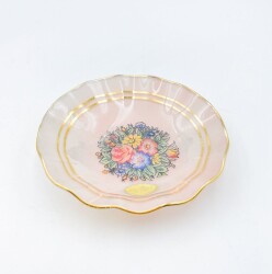 Gökyiğit Porselen Altın Yaldızlı Küllük AOB3395 - Gökçekoleksiyon