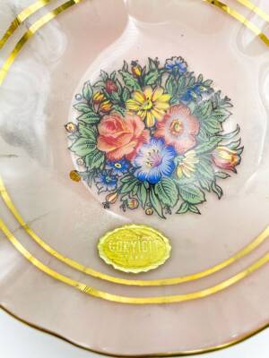 Gökyiğit Porselen Altın Yaldızlı Küllük AOB3395 - 2