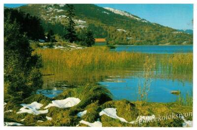 Göl Manzaralı Kartpostal KRT2839 - 1