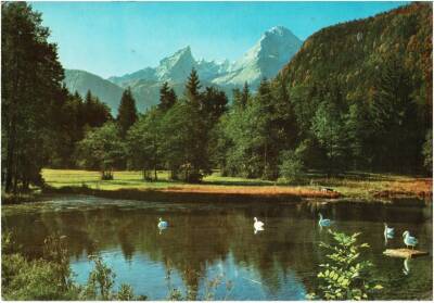 Göl Temalı Kartpostal Büyük Boy KRT5621 - 1