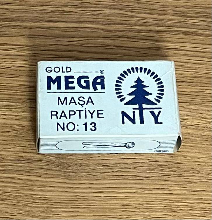 Gold Mega Maşa Raptiye1980s Dolu Kutu AOB4978 - 5